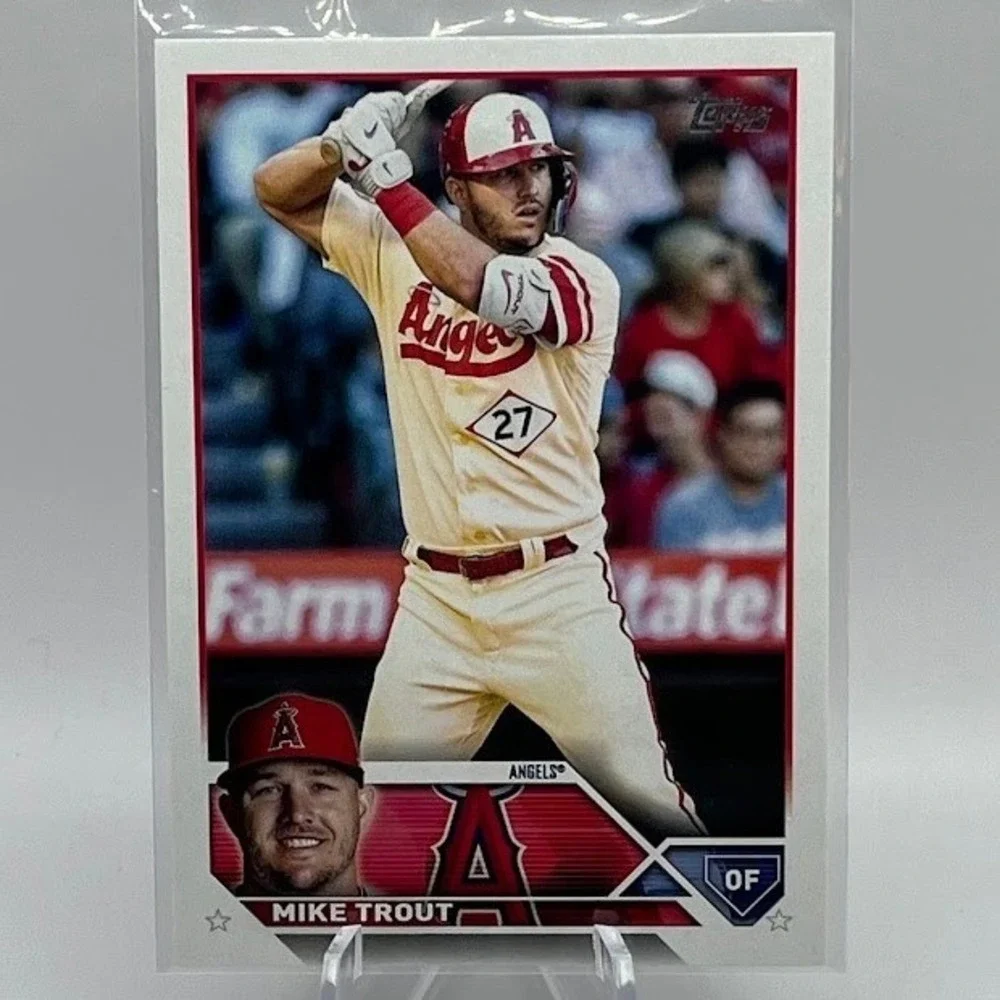 Mike Trout 2023 Topps Series One 27 MLB Los Angeles Angels